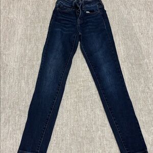 Women's Skinny Jeans in Dark Blue